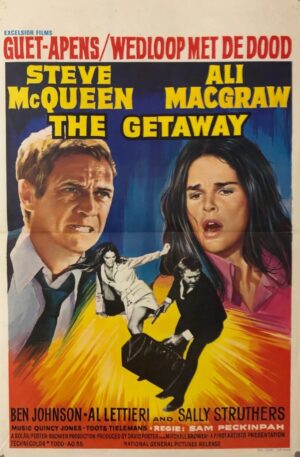 The Getaway Original Belgium Poster