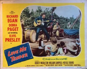 Love Me Tender Original Lobby Card