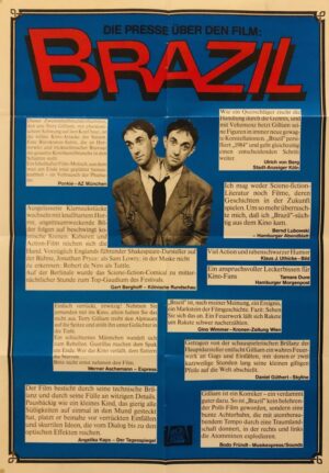 Brazil Original Press Poster