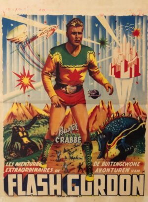 Flash Gordon Original Belgium Film Poster