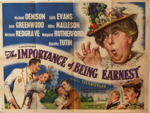 the importance of being earnest movie poster