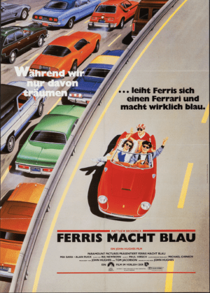 Ferris Bueller's Day Off Original German Film Poster