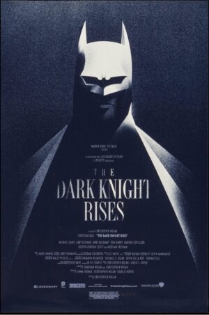The Dark Knight Rises Mondo Olly Moss Poster