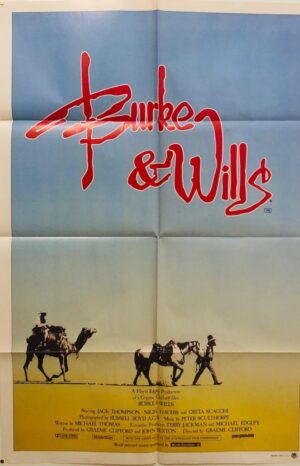Burke And Wills Original US One Sheet