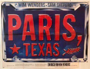 Paris Texas German Poster
