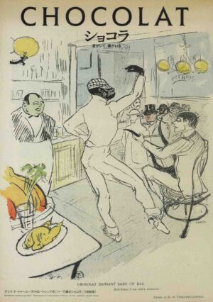 Chocolat Original Japanese Poster Toulouse-Lautrec
