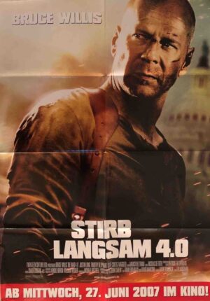 Die Hard 4.0 Original German Poster