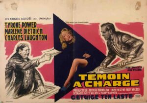 Witness For The Prosecution Original  Belgium Poster
