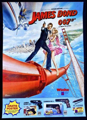 A View To A Kill Original Toy Poster Wicke