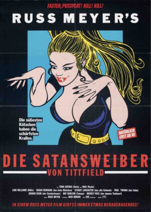 Faster Pussycat Kill Kill Original German Poster + Press Kit