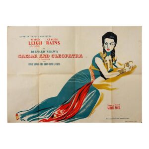 Caesar And Cleopatra Original British Half Sheet Poster