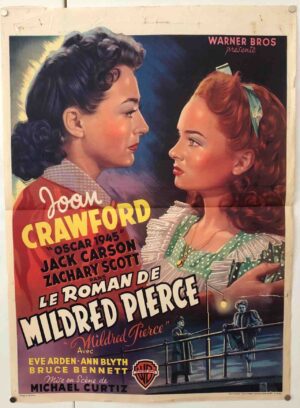 Mildred Pierce Original Belgium Film Poster