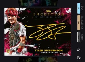 Topps Bunt Iconic NFT Tyler Stephenson Inception