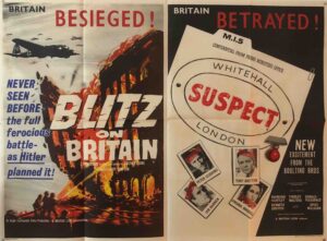 Blitz On Britain / Suspect Double Bill Quad Poster