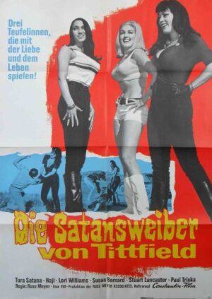 Faster Pussycat Kill Kill Original German Poster + Lobby Cards