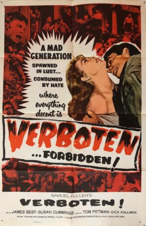 Verboten Forbidden Original US One Sheet