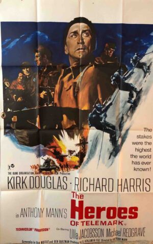 The heroes Of Telemark Original British Poster