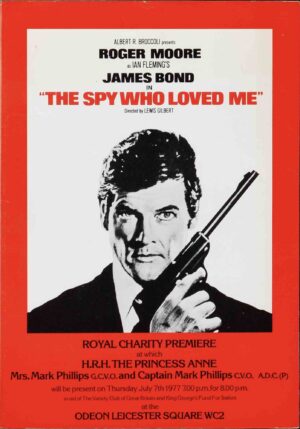 The spy Who Loved Me Royal Premier Brochure