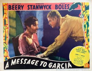 A Message To Garcia Original Lobby Card