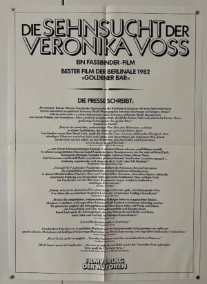 Veronika Voss Original German Film Poster