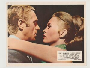 The Thomas Crown Affair Original British Lobby Card