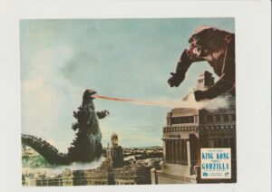 King Kong VS. Godzilla Original UK Lobby Card F.O.H.