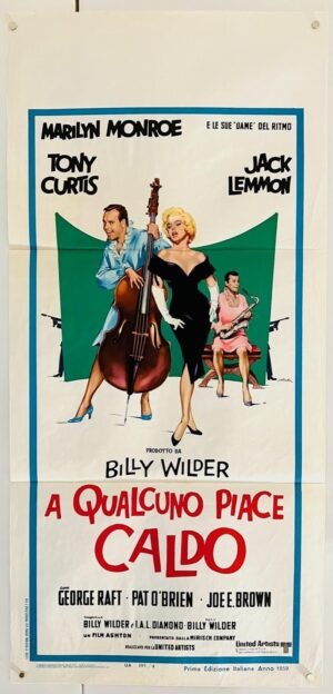 Some Like It Hot Original Italian Poster
