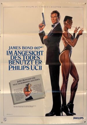 A View To A Kill Original German Poster Tie In Philips