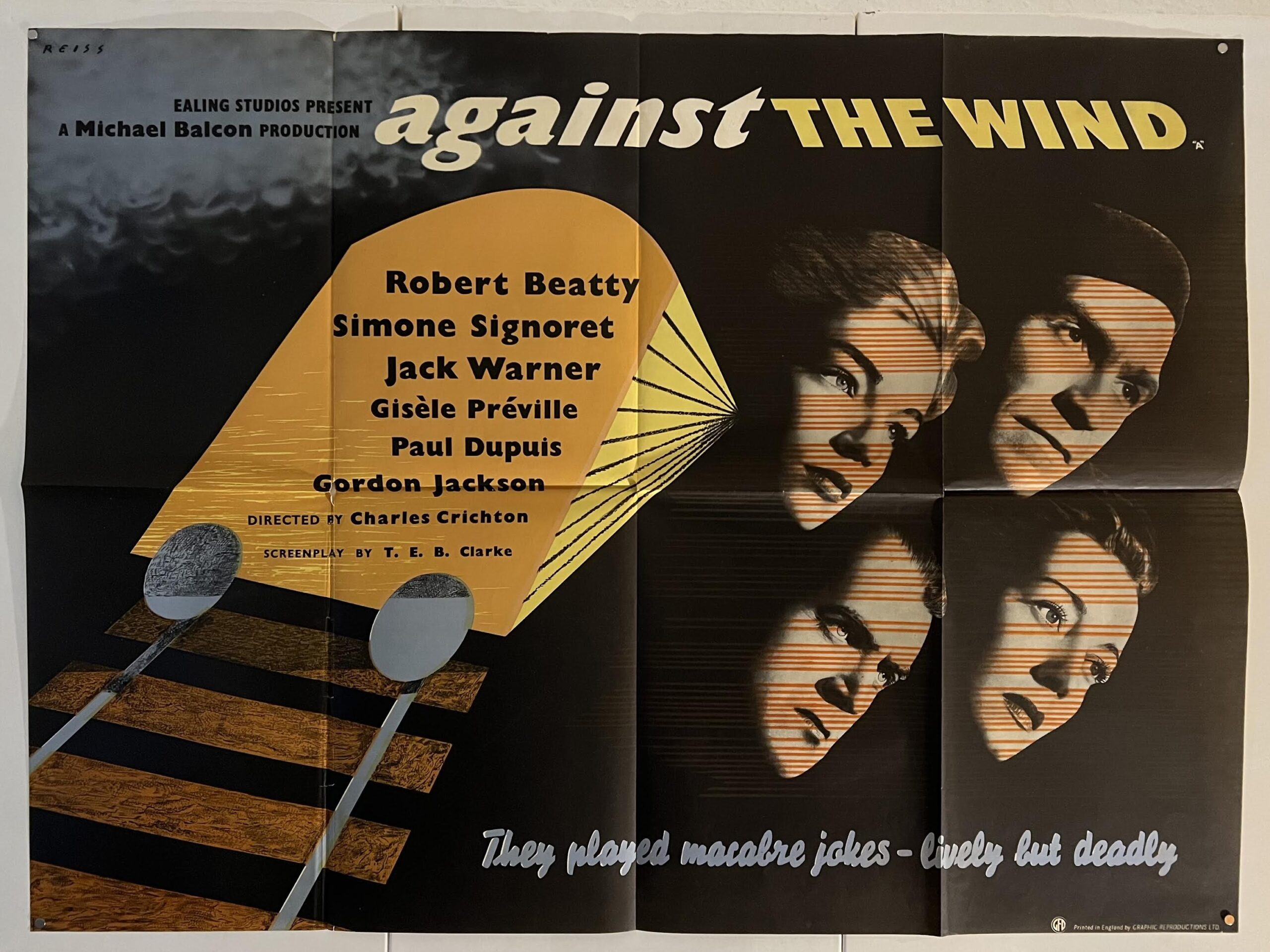 Against The Wind Original UK Quad Poster - Blue Robin Collectables