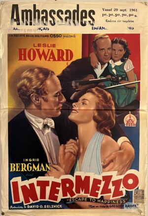 Escape To Happiness Original Belgium Film Poster