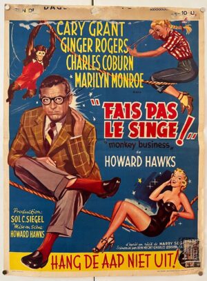 Monkey Business Original Belgium Film Poster