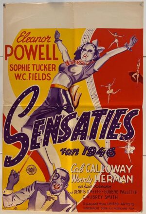 Sensations Of 1946 Original Dutch Film Poster
