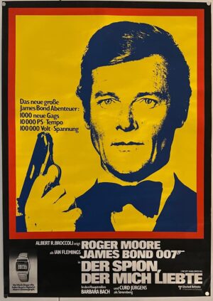 The Spy Who Loved Me Original German Poster