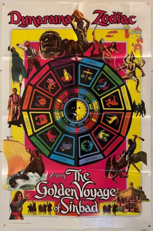 The Golden Voyage Of Sinbad Teaser Original US One Sheet