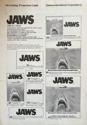 Jaws Advertising Campaign Guide British