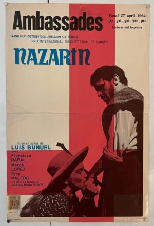 Nazarin Original Belgium Film Poster