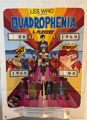 Quadrophenia Original French Grande Poster