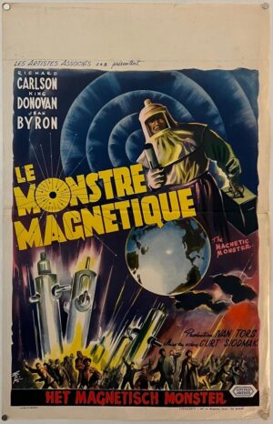 The Magnetic Monster Original Belgium Film Poster