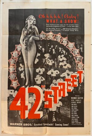 42nd Street Original US Film Poster P.O.A