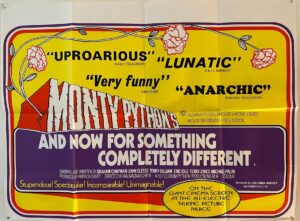 Monty Python And Now For Something Completely Different Original British Quad Film Poster