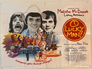 O Lucky Man Original British Quad Film Poster