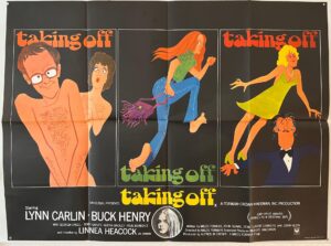 Taking Off Original British Quad Film Poster