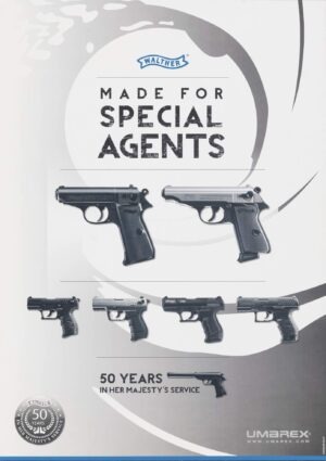 50 Years Of James Bond Umarex Walther Special Poster