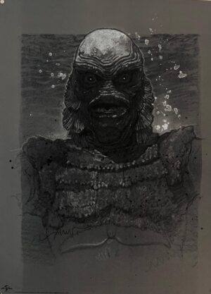 Creature From The Black Lagoon Original Mondo Film Poster Drew Struzan