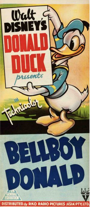 Bellboy Donald Original Australian First Release Film Poster