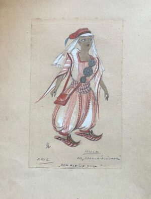 Die Geschichte Von Kleinen Muck/ Story Of Little Muck Original Costume Drawings P.O.A