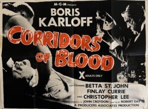 Corridors Of Blood Uk Quad Poster