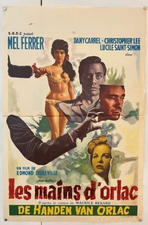 Hands Of Orlac Original Belgium Film poster