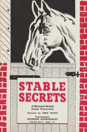 Stable Secrets 1930's Fred Wattts Pressbook