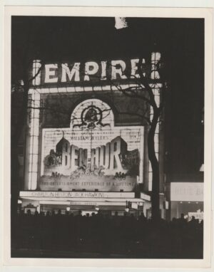 Ben Hur Original Photograph Cinema Premier